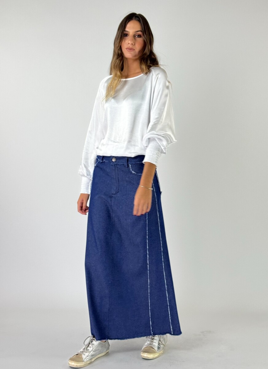 POLLERA NOA - AZUL 