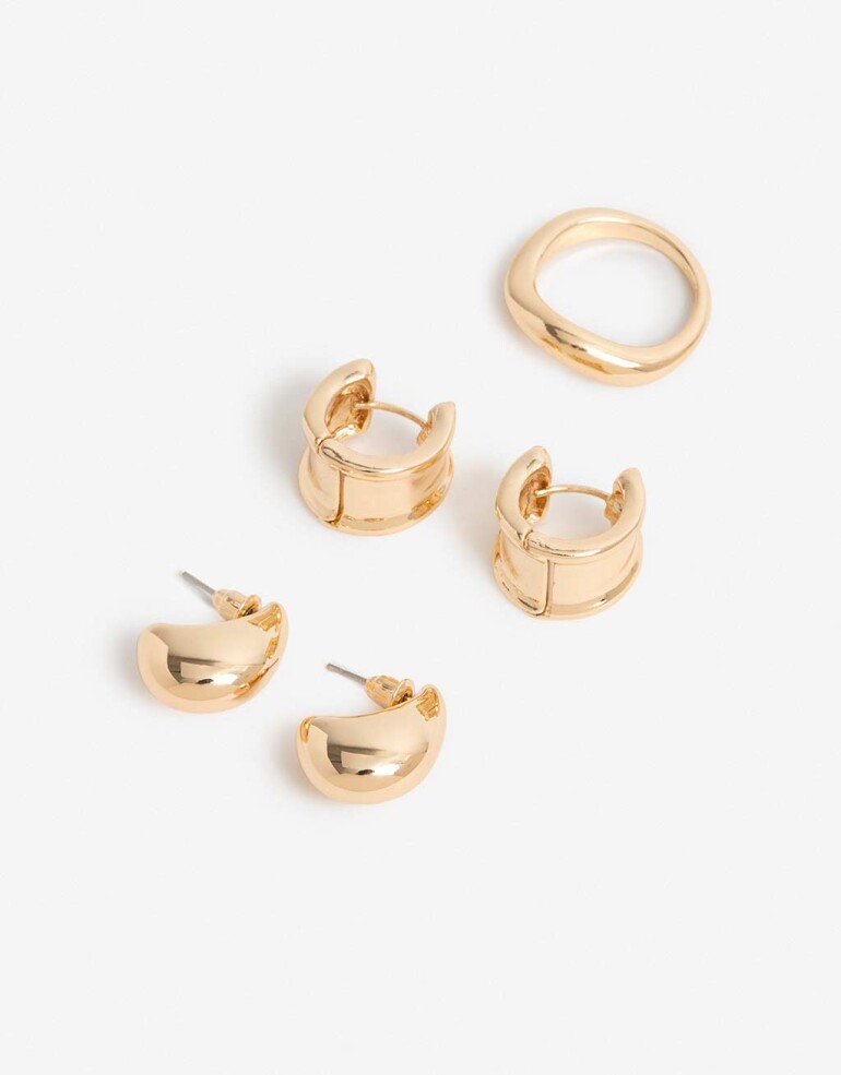 Bijouterie Set Metal Bijou Set Metal - Dorado