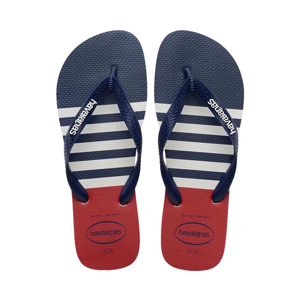 Sandalias Havaianas Top Nautical Hombre Br/Marino/Rojo Apache