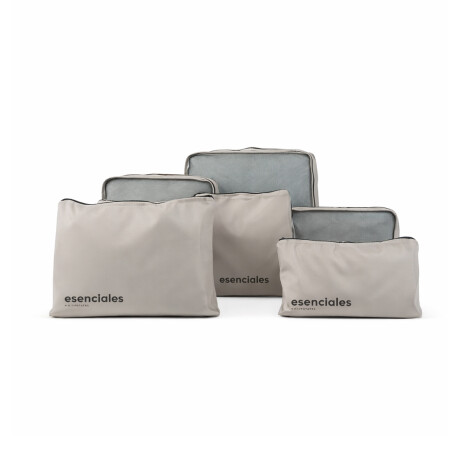 Set de 6 fundas para organizar equipaje Gris