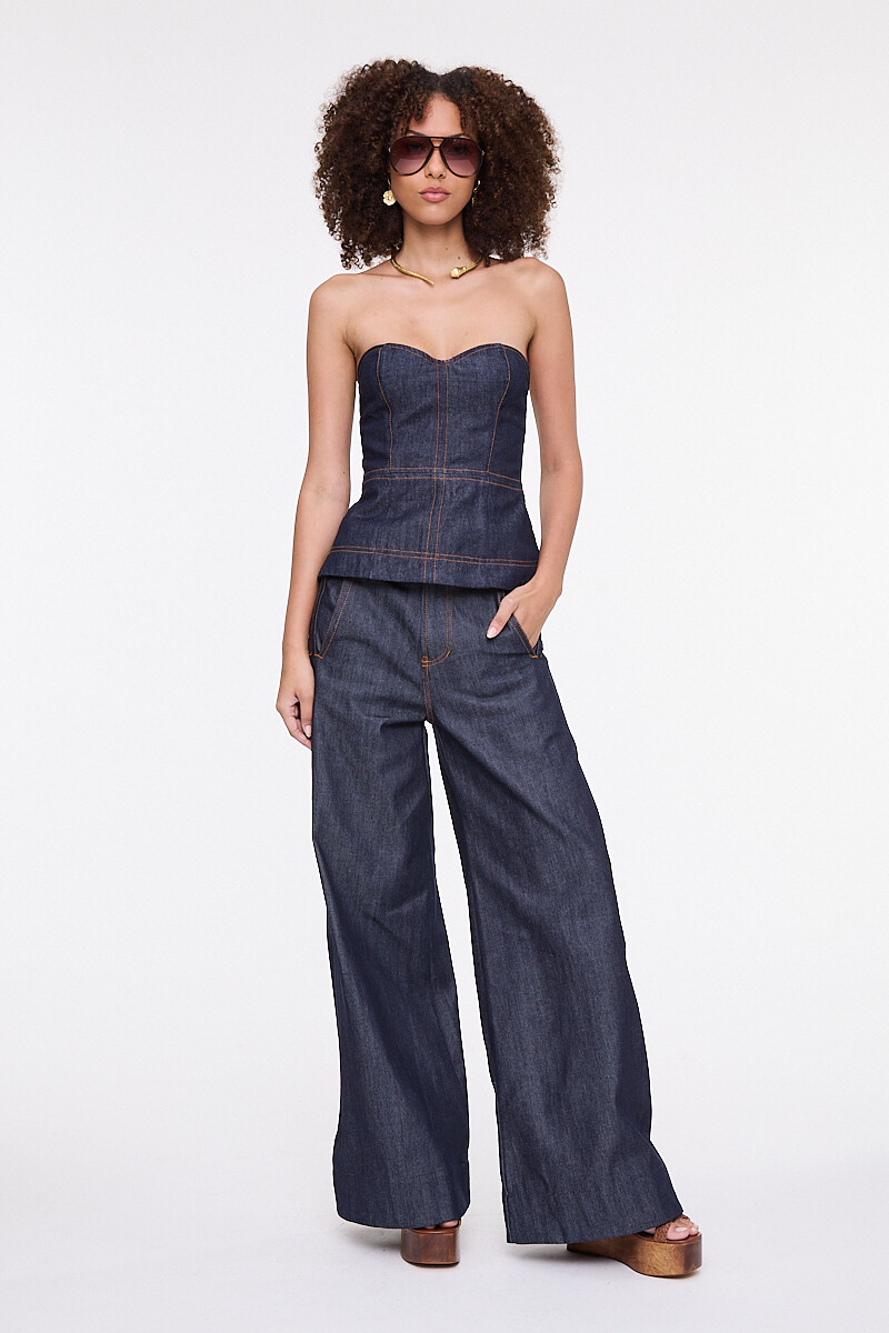 TOP STRAPLESS JEAN Jean