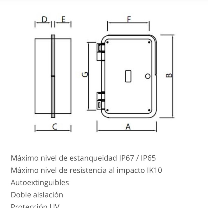 Caja estanco Tableplast (IP 65) 208 x 285 x 120 Caja estanco Tableplast (IP 65) 208 x 285 x 120