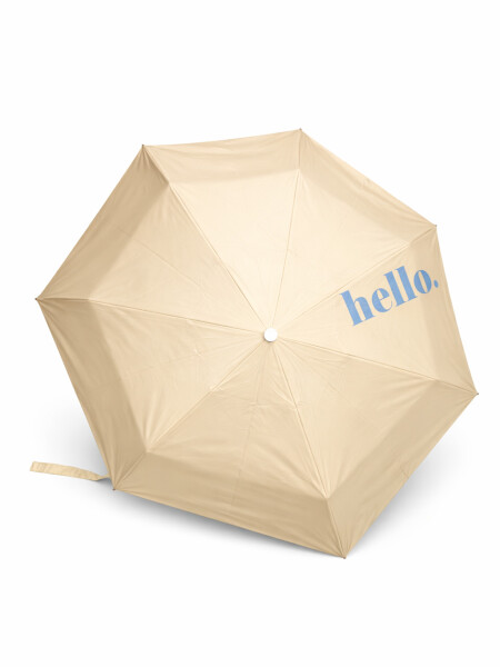 PARAGUAS HELLO BEIGE
