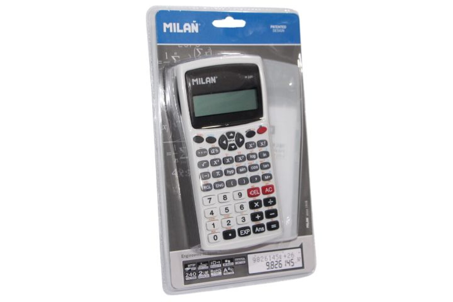 MAQUINA CALCULADORA MILAN CIENTIFICA M240 