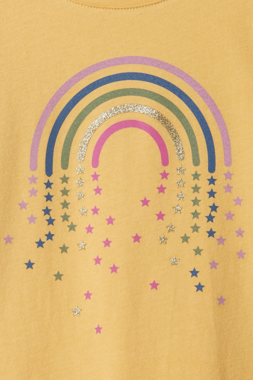 Remera Gráfico Toddler Niña French Almond
