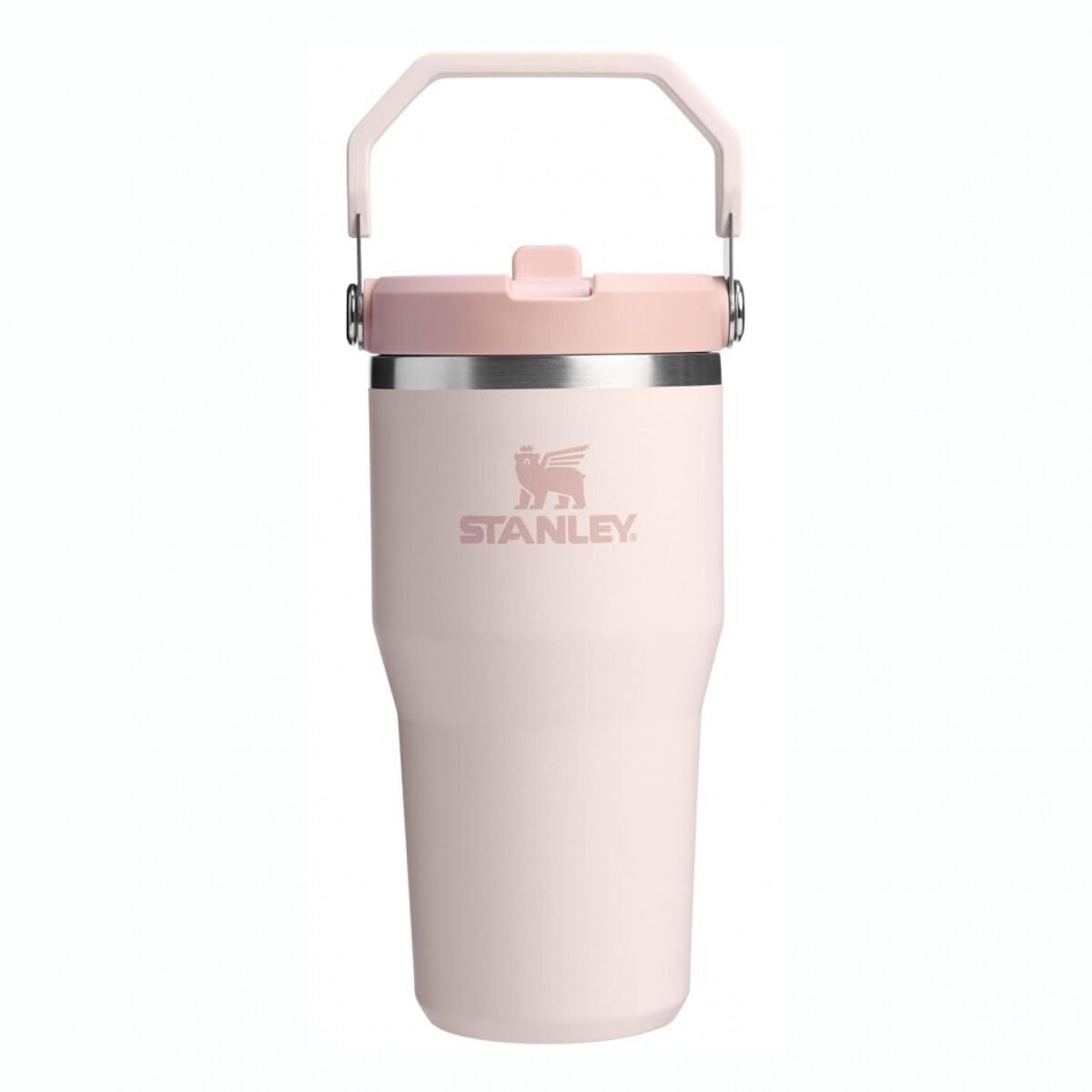 Vaso Térmico STANLEY Flip Straw Capacidad 591Ml Con Sorbete Plegable - Rose 