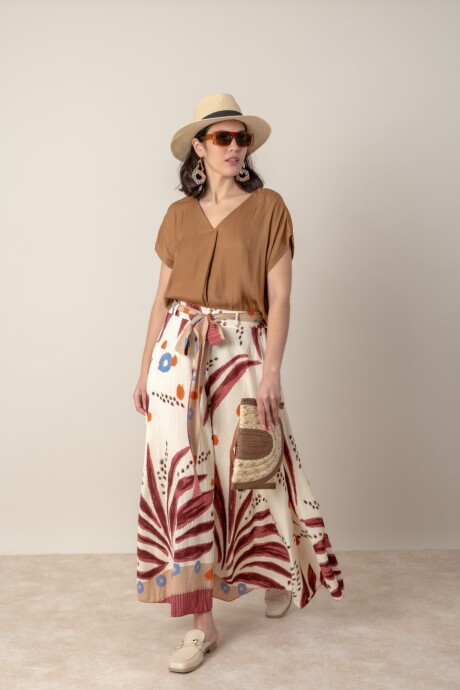 POLLERA ORION Coral