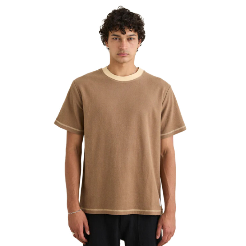 Remera Rhythm Contrast Vintage Terry - Marrón Remera Rhythm Contrast Vintage Terry - Marrón