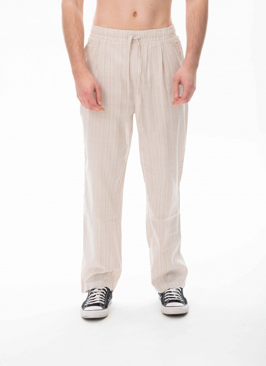 Pantalón Pijamero - Beige 