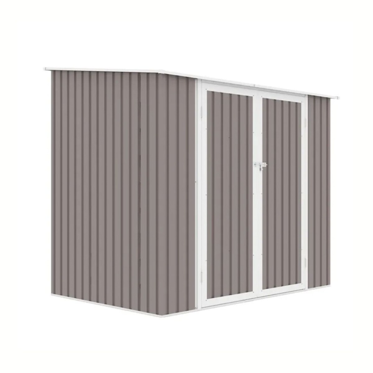 Galpon de Jardín Metalico Puerta Doble - 222x149x194 cm 