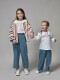 Pantalon Con Cinturilla Elastica Azul