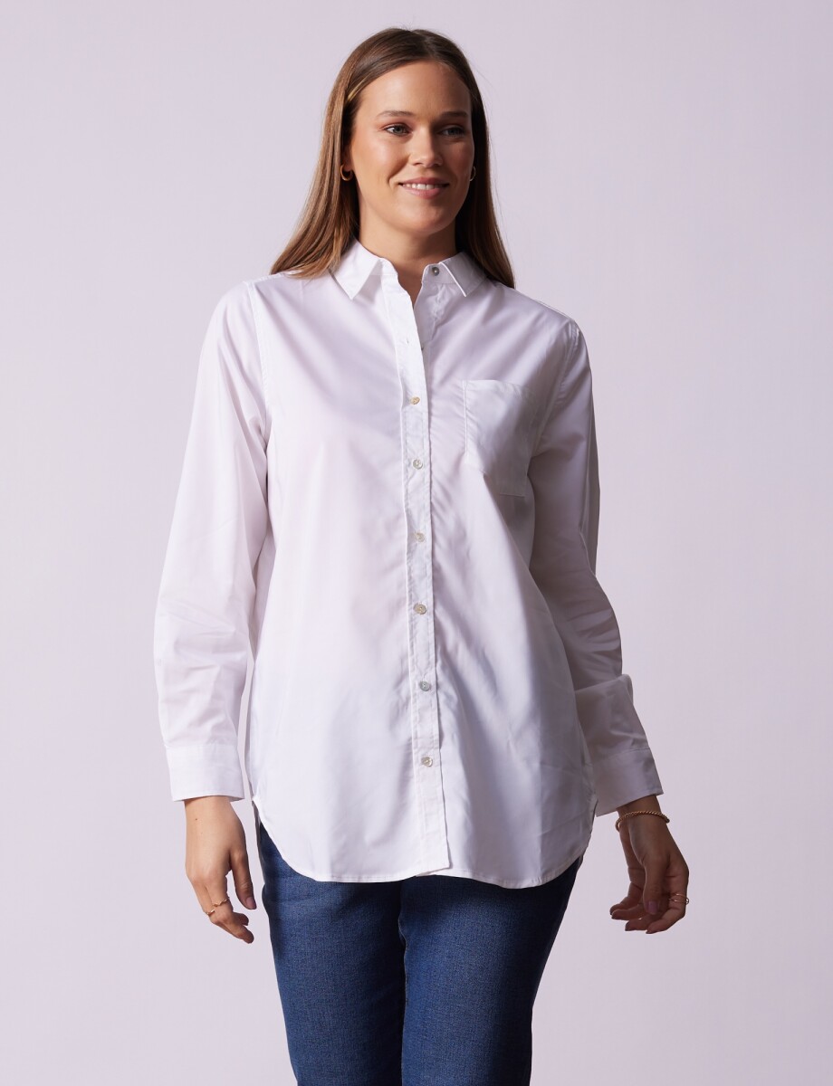 Camisa Tencel - Blanco 