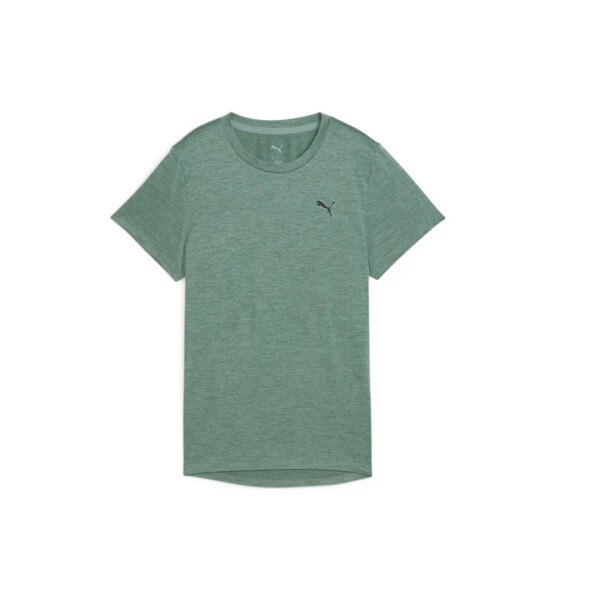 W TAD ESSENTIAL HEATHER TEE - PUMA VERDE