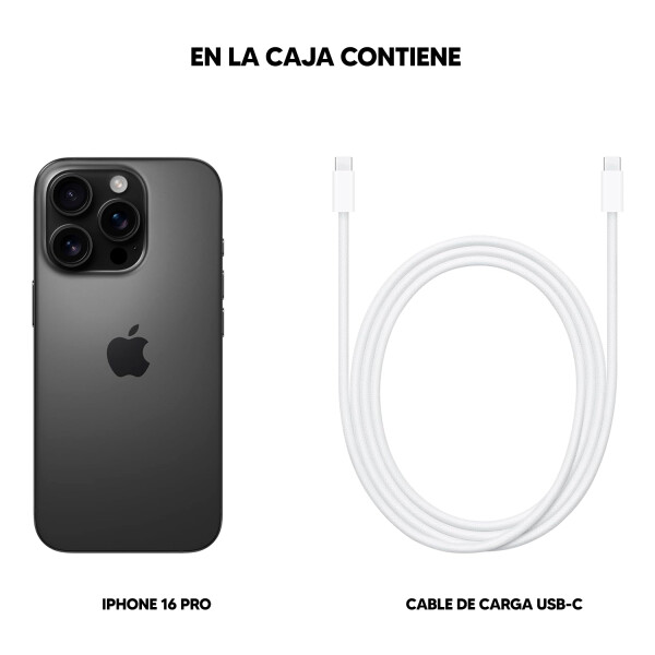Iphone 16 Pro 8/128 Gb 5g CEL IPHONE 16 PRO 8/128 NEGRO GT65