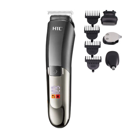 Cortapelo Inalámbrica HTC AT-1216 4 en 1 NEGRO-GRIS
