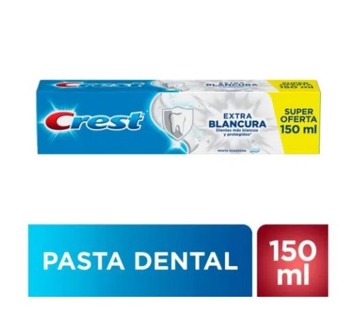 Pasta Dental Crest Extra Blancura 182g 