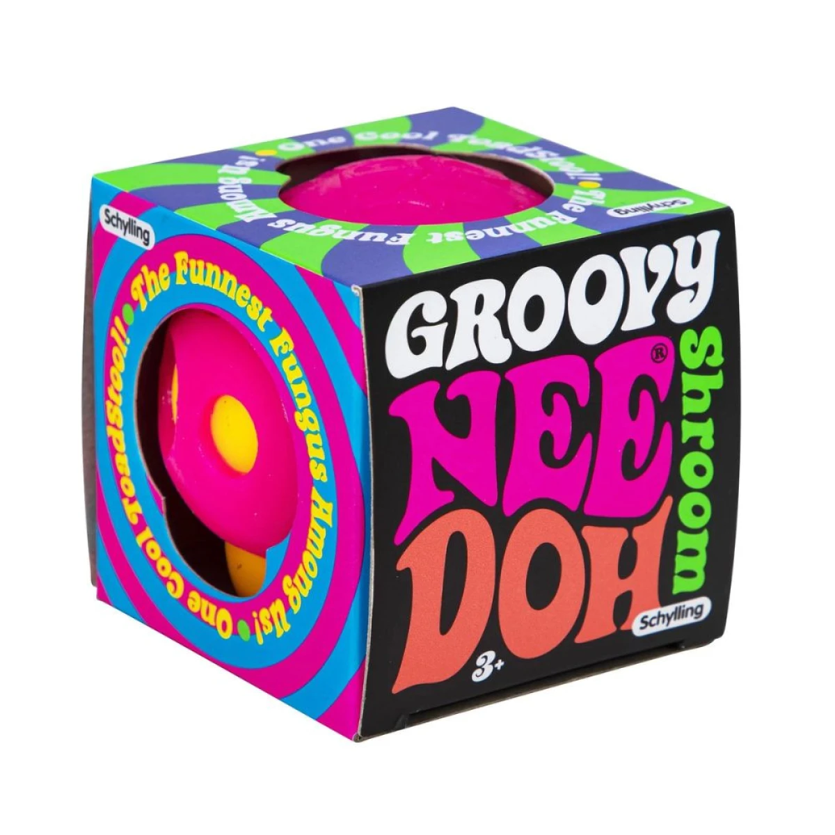 GROOVY SHROOM NEEDOH- squishy pelota - Groovy Shroom Needoh- Squishy Pelota 