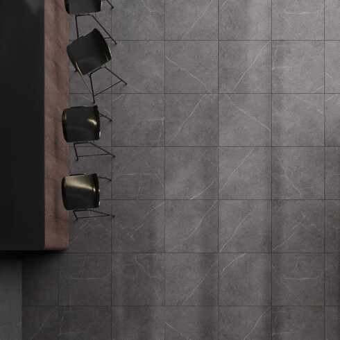 PORCELANATO PISO 60X60 MATE GAMA GRIS OSCURO RECTIFICADO GAMAS DE GRIS