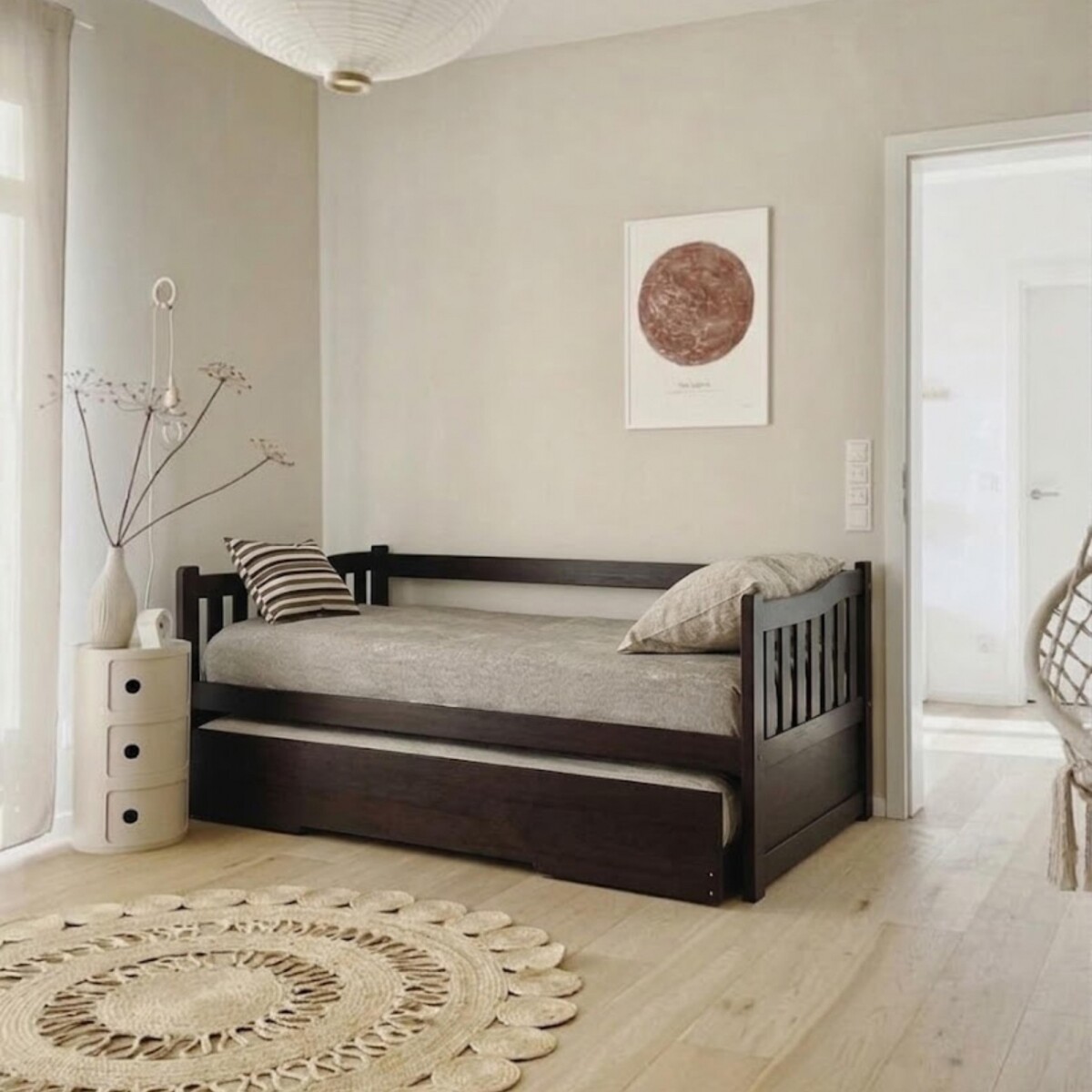 Cama marinera reforzada Linea Parma - Tabaco 