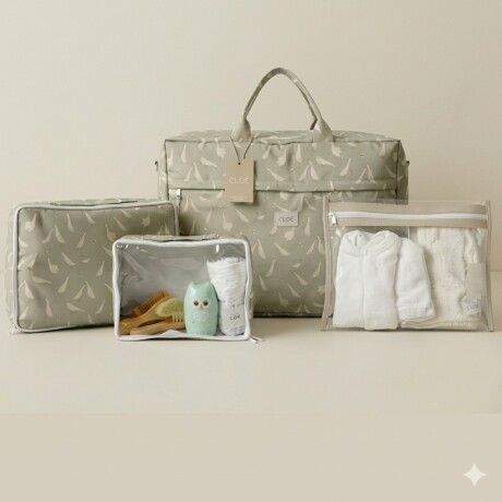 Set Valija para el Parto Hyde Park Verde