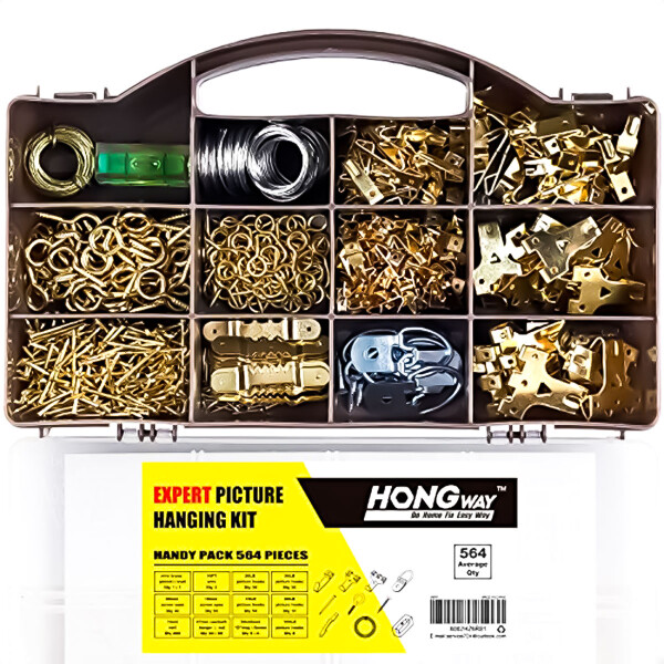 Set de Ganchos, Grampas y Tornillos para Cuadros Set de Ganchos, Grampas y Tornillos para Cuadros