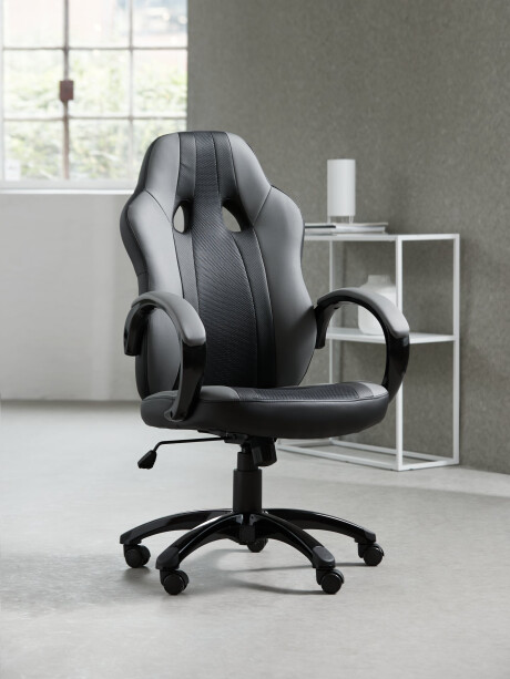 Silla gaming AGGESTRUP polipiel gris/negro Silla gaming AGGESTRUP polipiel gris/negro