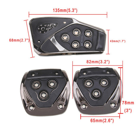 PEDALERAS - KIT PEDAL FRENO ACELERADOR EMBRAGUE - PEDALERAS - KIT PEDAL FRENO ACELERADOR EMBRAGUE -