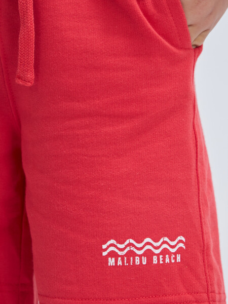 Short deportivo liviano California- Rojo