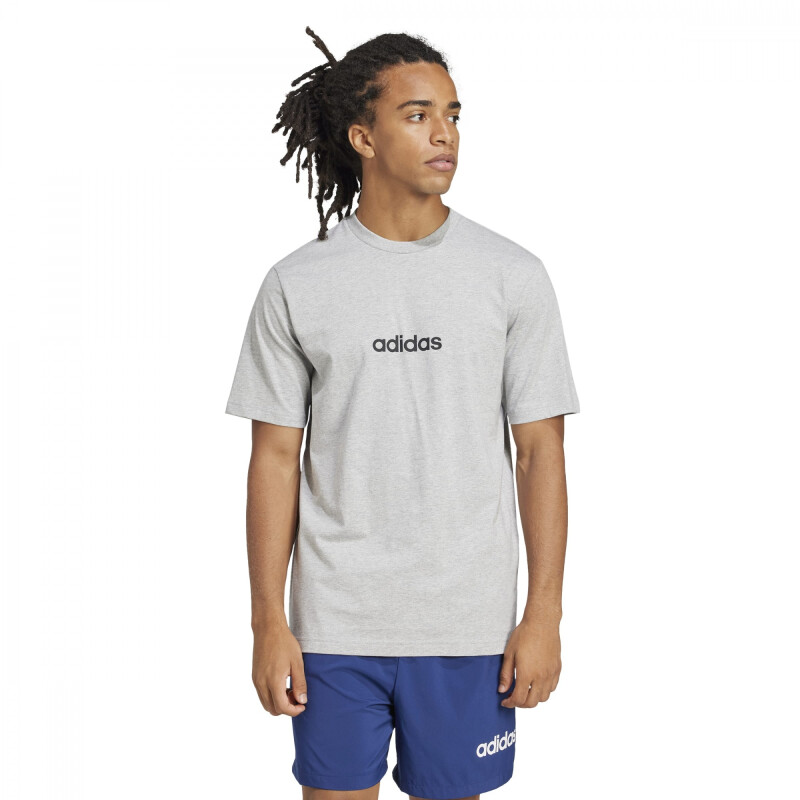 Remera ADIDAS de Hombre - JE9002 Gris-negro