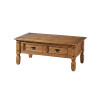 Mesa de centro Lumax de 2 cajones madera maciza Mesa de centro Lumax de 2 cajones madera maciza
