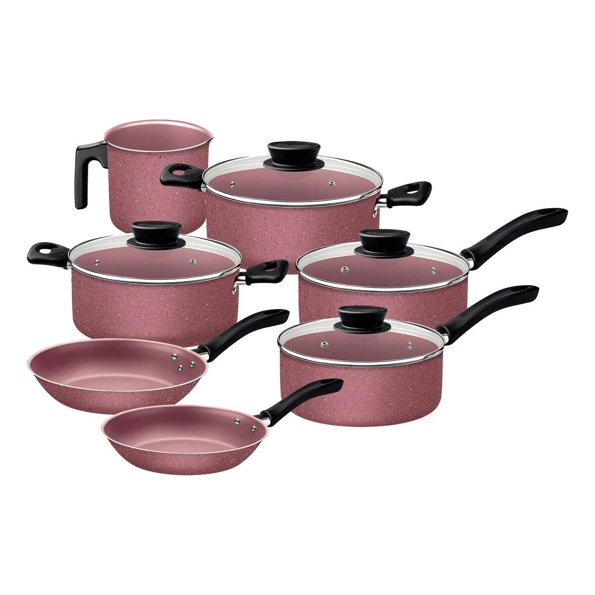 Batería De Cocina 7pzas. Color Rosa - 28299/406 - Tramontina 