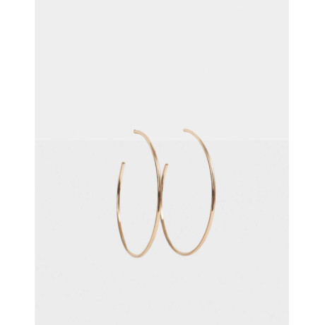 Argollas De Metal Dorado