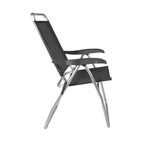 Set Silla Playa Pleg 4Pos + Mesa Bandeja Lateral Divisiones Negro