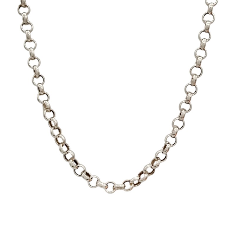 Cadena Rolo-Plata y Oro-Sin piedra-CD5034 sinpiedra