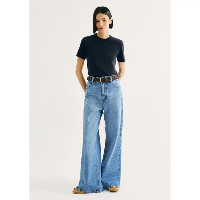 CAMISETA MM FEM AZUL ESCURO