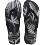 Sandalias Havaianas Aloha Hombre Negro/Negro/Gris