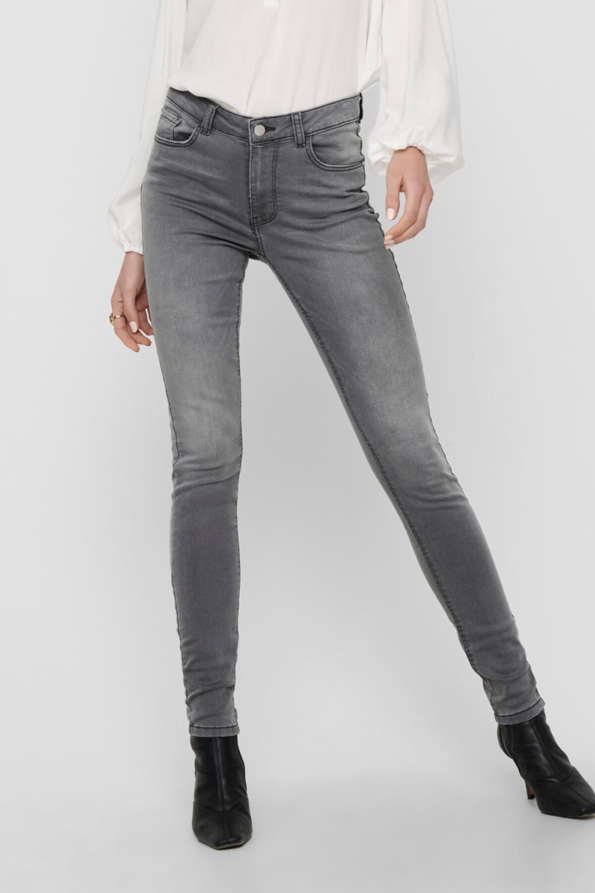 Jeans Newnikki Light Grey Denim