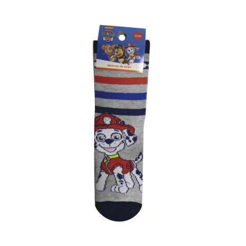 Medias Infantiles Paw Patrol Oficial Talle 19/30 Marshal
