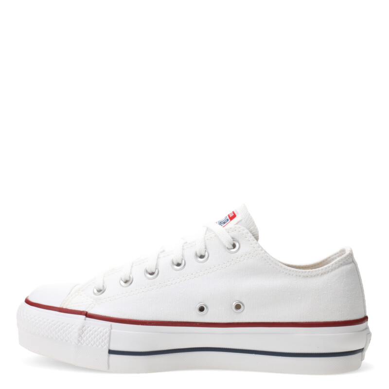 Championes Unisex Converse Chuck Taylor All Star Lift Blanco - Rojo - Azul