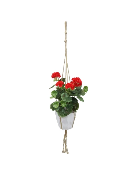 ARBUSTO 96CM COLGANTE GERANIUM C/ 44 HOJAS ARBUSTO 96CM COLGANTE GERANIUM C/ 44 HOJAS