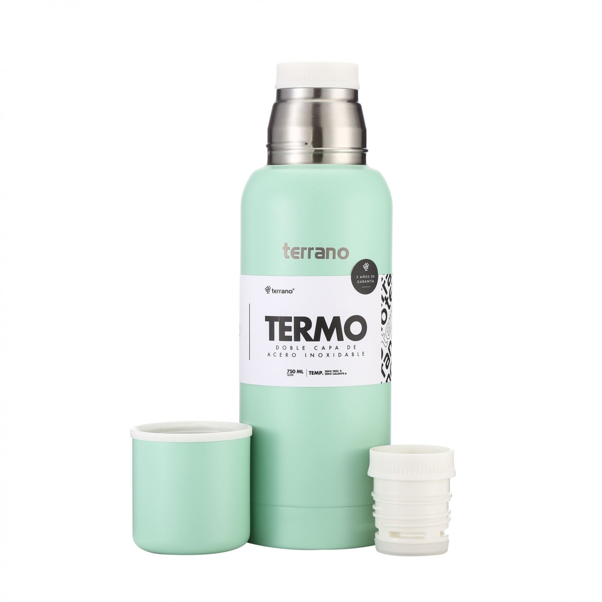 Termo Premium Slim 750ML. - Verde Agua 