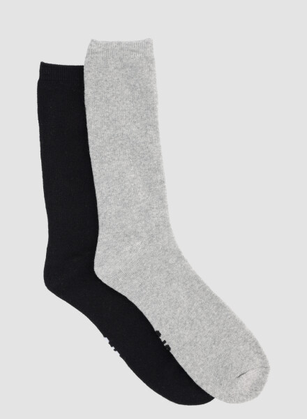 Pack x2 medias full terry Negro
