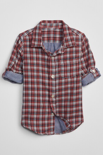 Camisa Reversible Toddler Niño Hula Red