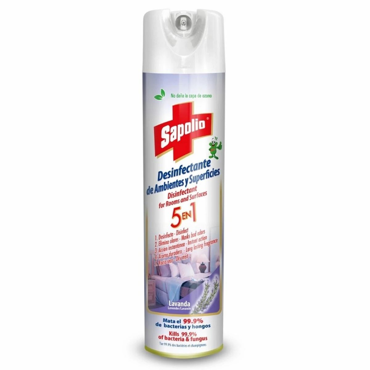 Spray Desinfectante Ambiental Sapolio Lavanda 360 Ml 