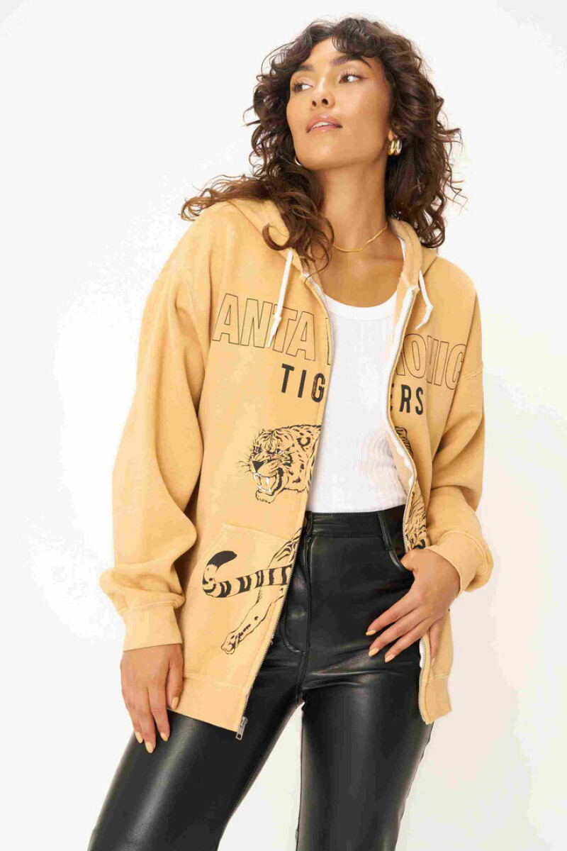 HOODIE SANTA MONICA TIGERS Mostaza