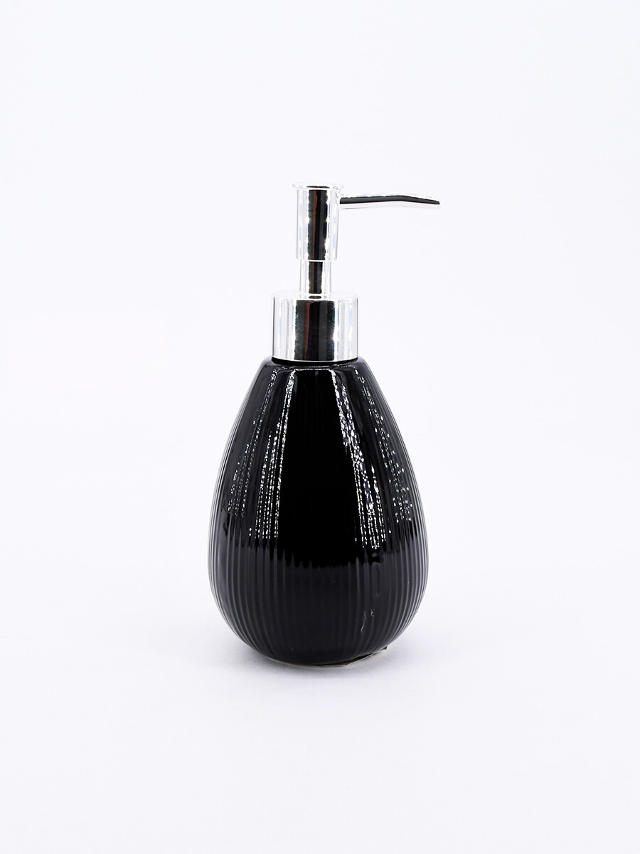 DISPENSADOR CERÁMICA NEO 11X17.4 CM (12) - NEGRO 