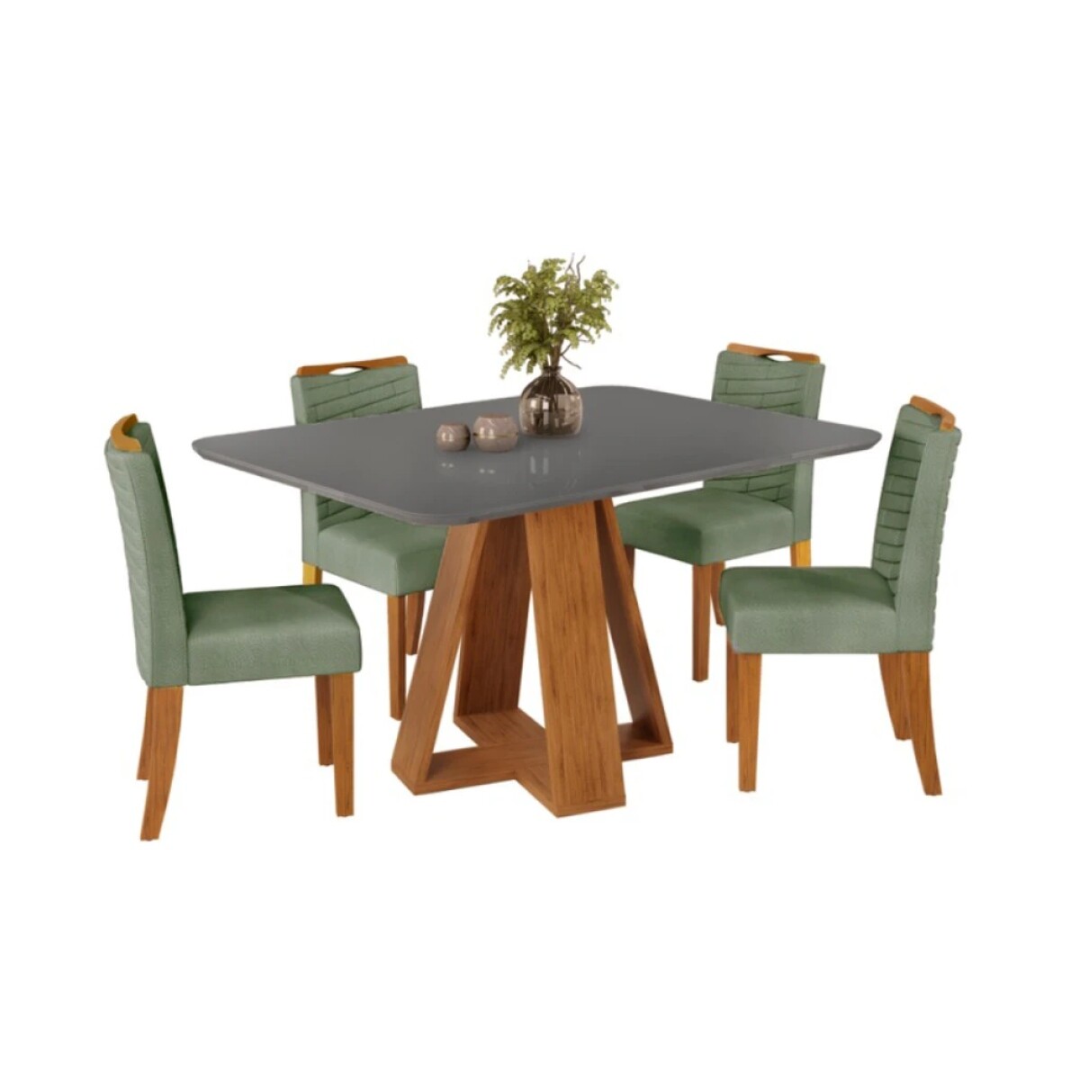 Juego De Comedor Celeste 