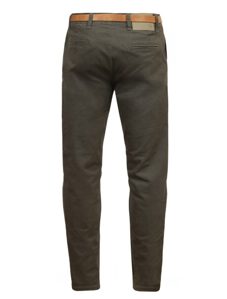 Pantalon chino verde