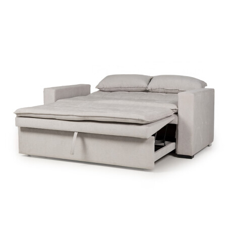 Sofá Cama Londres - Tela Microfibra TC1009 (Plata)