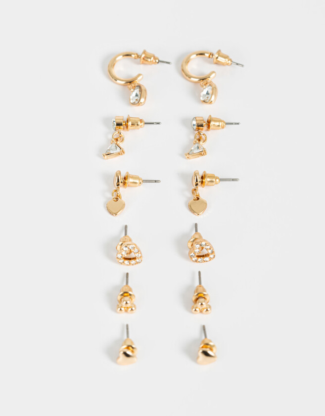 Aros Sets Con strass Aros Sets Con Strass - Dorado